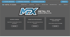 Desktop Screenshot of metalfx.ca